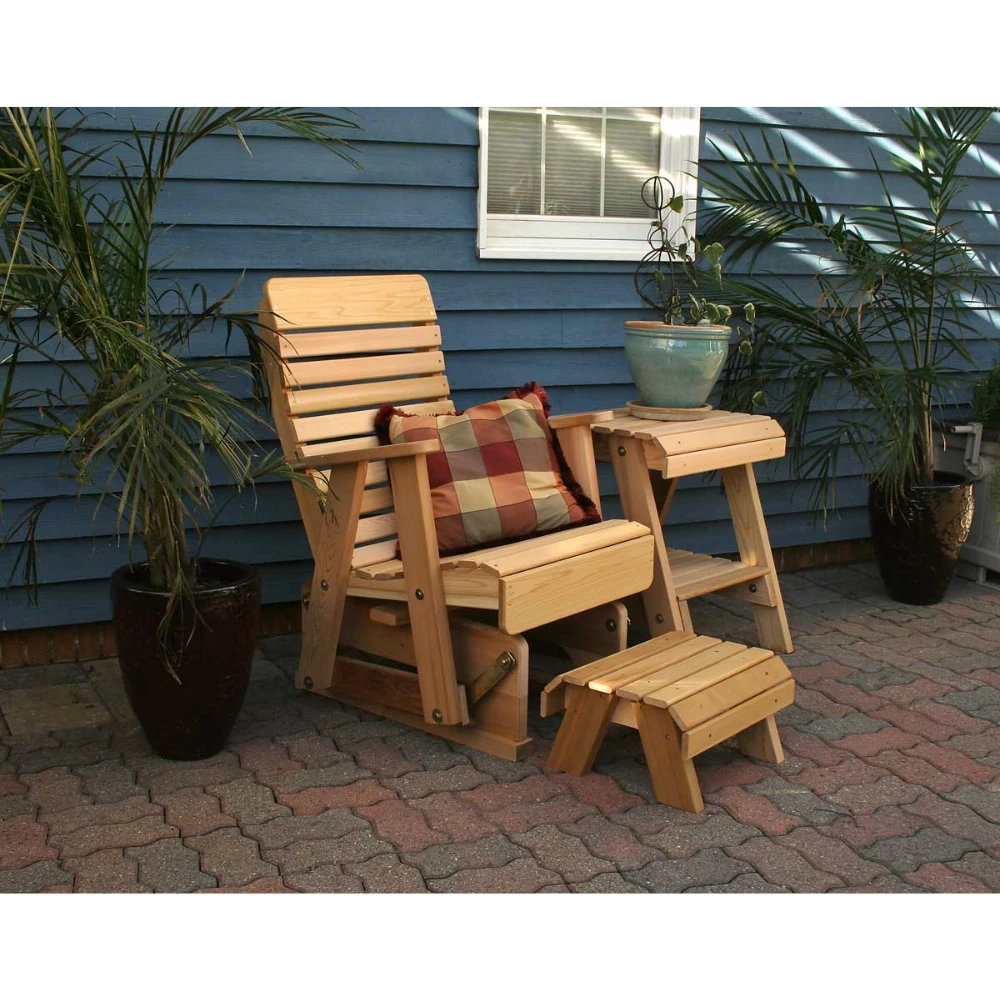 Creekvine Designs Cedar Twin Ponds Rocking Glider Chair Set 4 Creekvine Designs Cedar Twin Ponds Rocking Glider Chair Set - Image 2