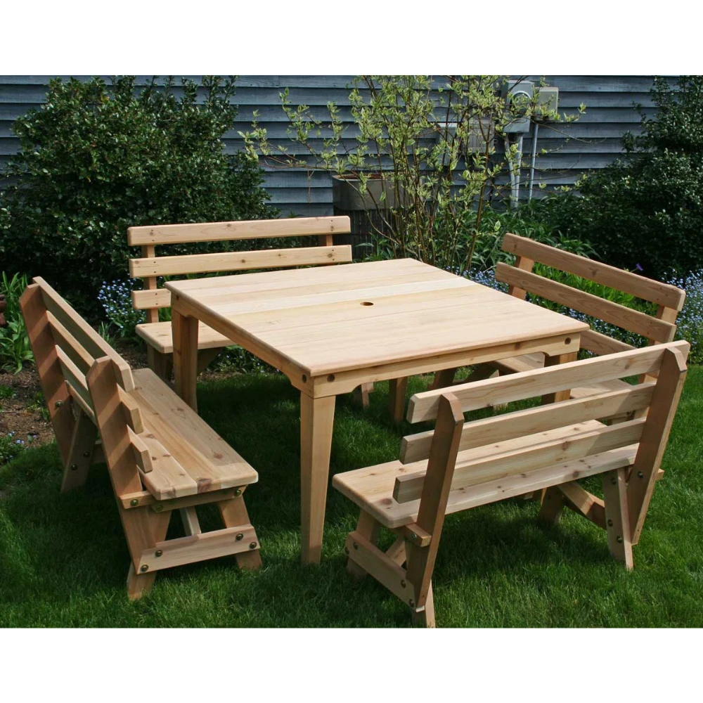 Creekvine Designs Cedar Union Dining Set 3 Creekvine Designs Cedar Union Dining Set