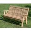 Creekvine Designs Red Cedar Savannah English Garden Bench 2 Creekvine Designs Red Cedar Savannah English Garden Bench -Outdoor Kitchen Shop CreekvineDesignsRedCedarSavannahEnglishGardenBench