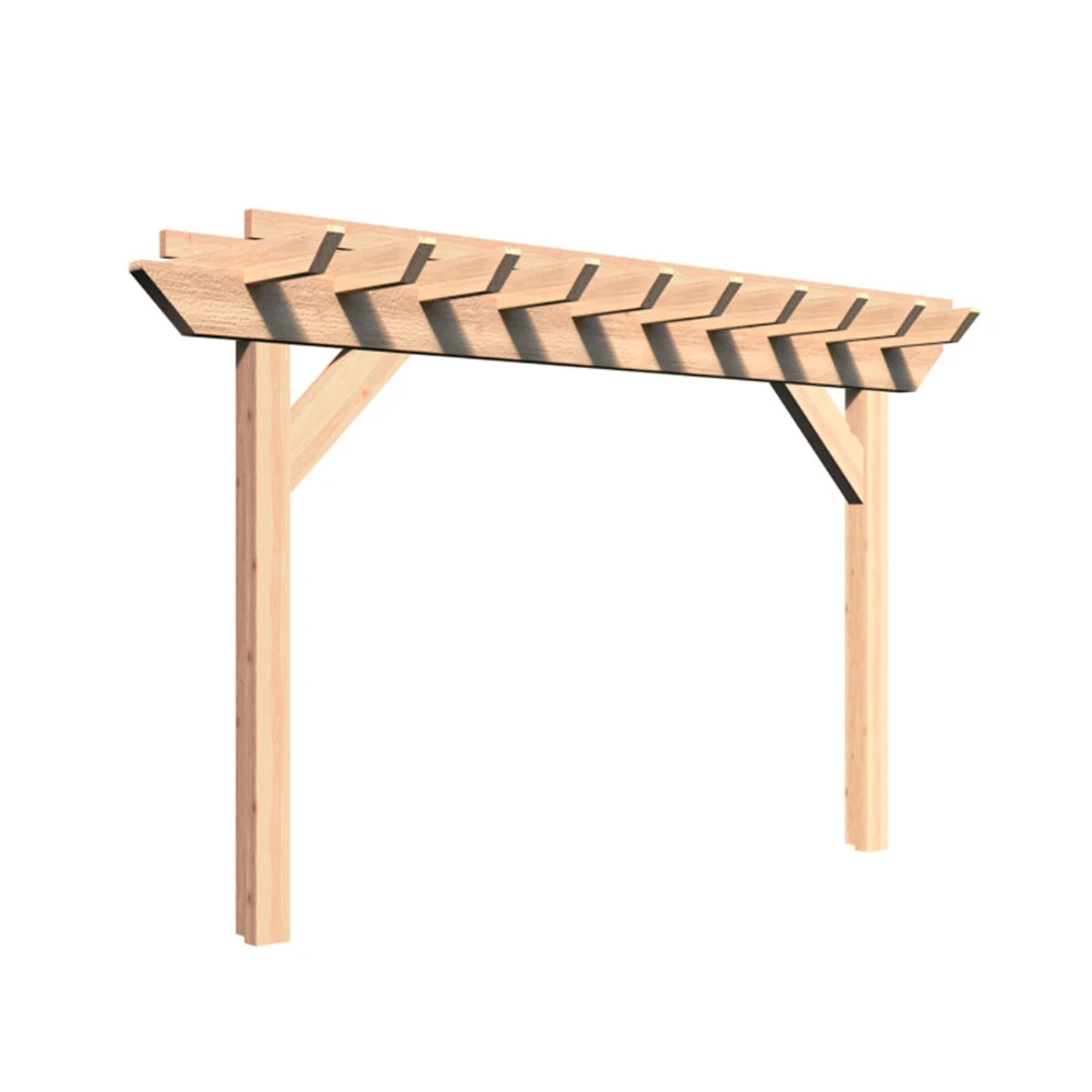 Creekvine Designs Rough Cut Cedar Monterrey Pergola 4 Creekvine Designs Rough Cut Cedar Monterrey Pergola - Image 2