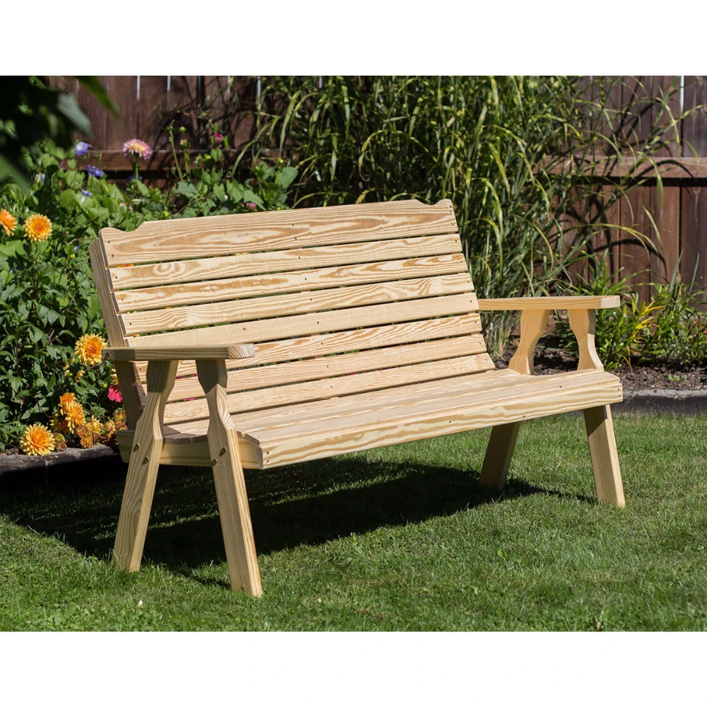 Creekvine Designs Treated Pine Crossback Garden Bench 3 Creekvine Designs Treated Pine Crossback Garden Bench