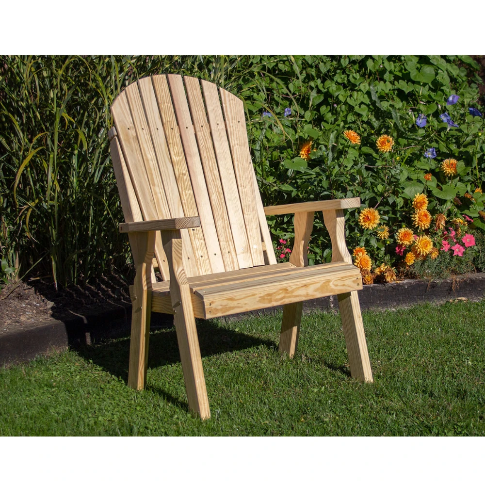 Creekvine Designs Treated Pine Curveback Patio Chair 3 Creekvine Designs Treated Pine Curveback Patio Chair