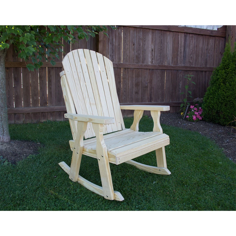 Creekvine Designs Treated Pine Curveback Rocking Chair 3 Creekvine Designs Treated Pine Curveback Rocking Chair