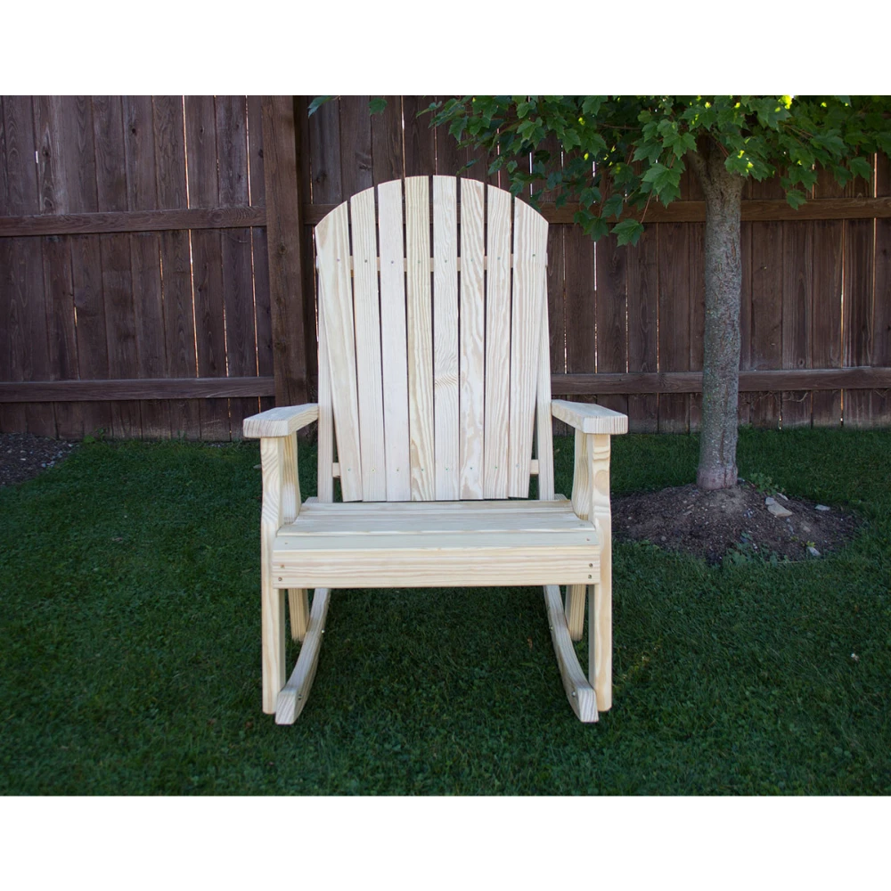 Creekvine Designs Treated Pine Curveback Rocking Chair 4 Creekvine Designs Treated Pine Curveback Rocking Chair - Image 2