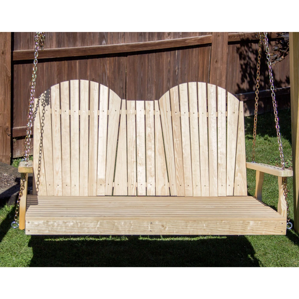 Creekvine Designs Treated Pine Curveback Swingbed 3 Creekvine Designs Treated Pine Curveback Swingbed