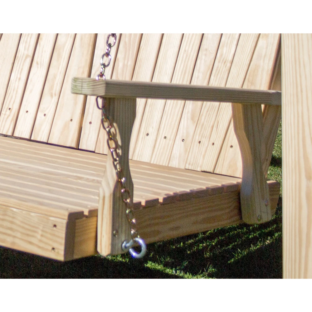 Creekvine Designs Treated Pine Curveback Swingbed 7 Creekvine Designs Treated Pine Curveback Swingbed - Image 5