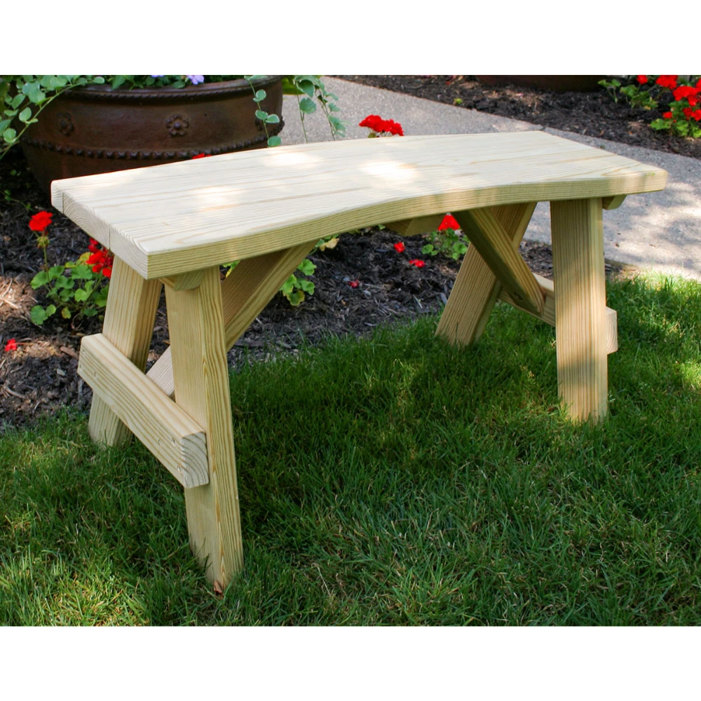 Creekvine Designs Treated Pine Curved Bench 3 Creekvine Designs Treated Pine Curved Bench