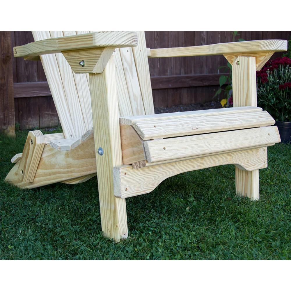 Creekvine Designs Treated Pine Folding Adirondack Chair 7 Creekvine Designs Treated Pine Folding Adirondack Chair - Image 5