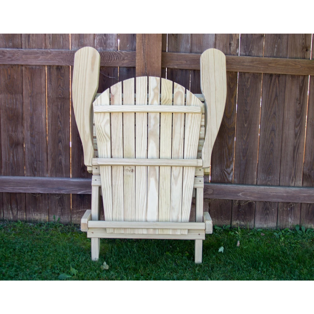 Creekvine Designs Treated Pine Folding Adirondack Chair 5 Creekvine Designs Treated Pine Folding Adirondack Chair - Image 3