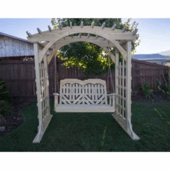 Creekvine Designs Treated Pine Heartback Porch Swing -Outdoor Kitchen Shop CreekvineDesignsTreatedPineHeartbackPorchSwing