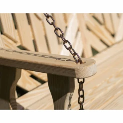 Creekvine Designs Treated Pine Heartback Porch Swing -Outdoor Kitchen Shop CreekvineDesignsTreatedPineHeartbackPorchSwing 5