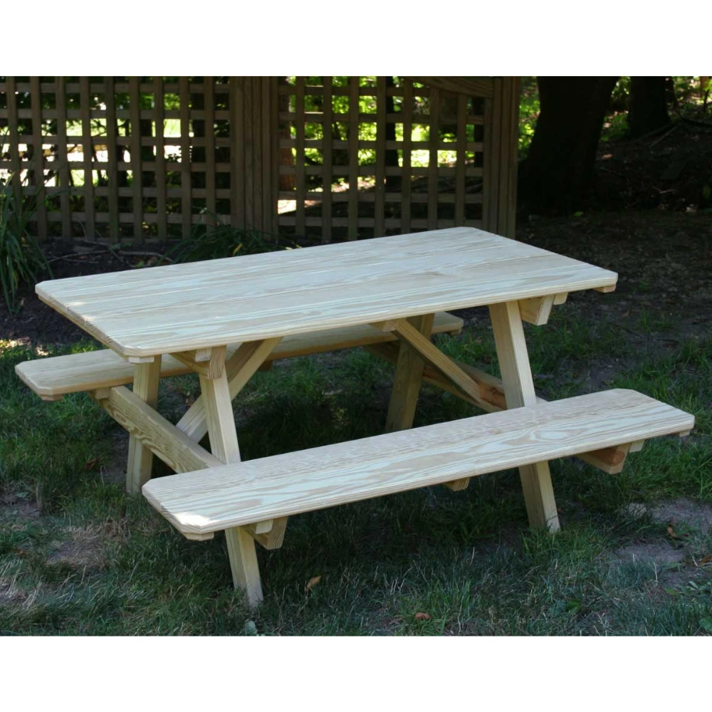 Creekvine Designs Treated Pine Kid's Picnic Table 6 Creekvine Designs Treated Pine Kid's Picnic Table - Image 4