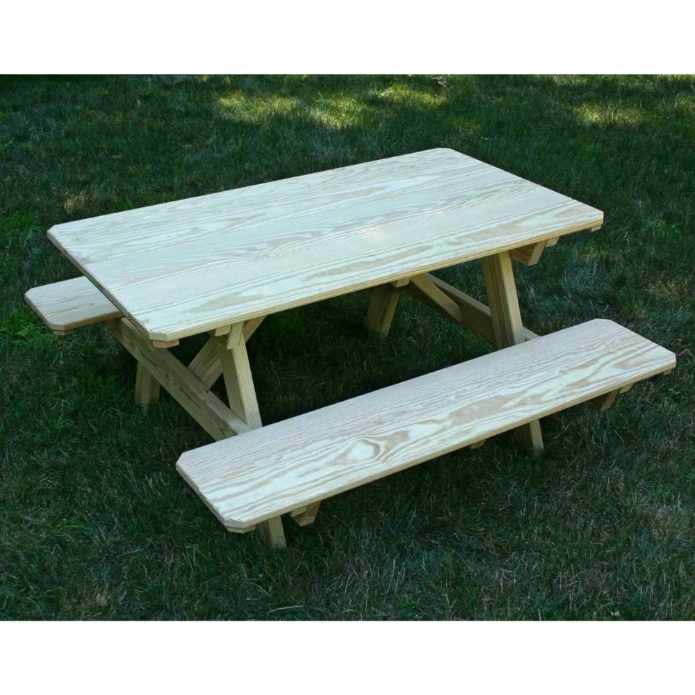 Creekvine Designs Treated Pine Kid's Picnic Table 5 Creekvine Designs Treated Pine Kid's Picnic Table - Image 3