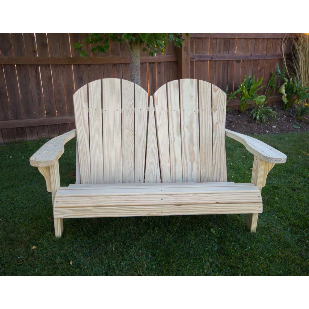 Creekvine Designs Treated Pine Low Curveback Garden Bench 4 Creekvine Designs Treated Pine Low Curveback Garden Bench - Image 2