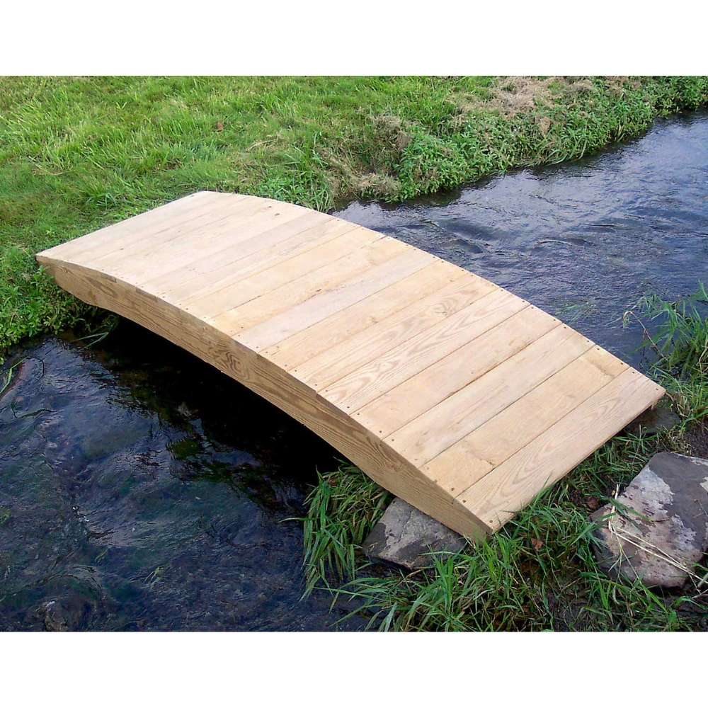 Creekvine Designs Treated Pine Plank Garden Bridge 3 Creekvine Designs Treated Pine Plank Garden Bridge