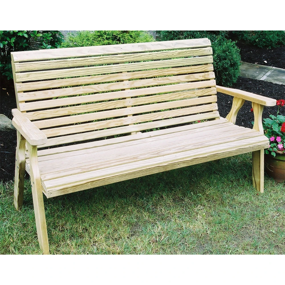 Creekvine Designs Treated Pine Rollback Garden Bench 3 Creekvine Designs Treated Pine Rollback Garden Bench