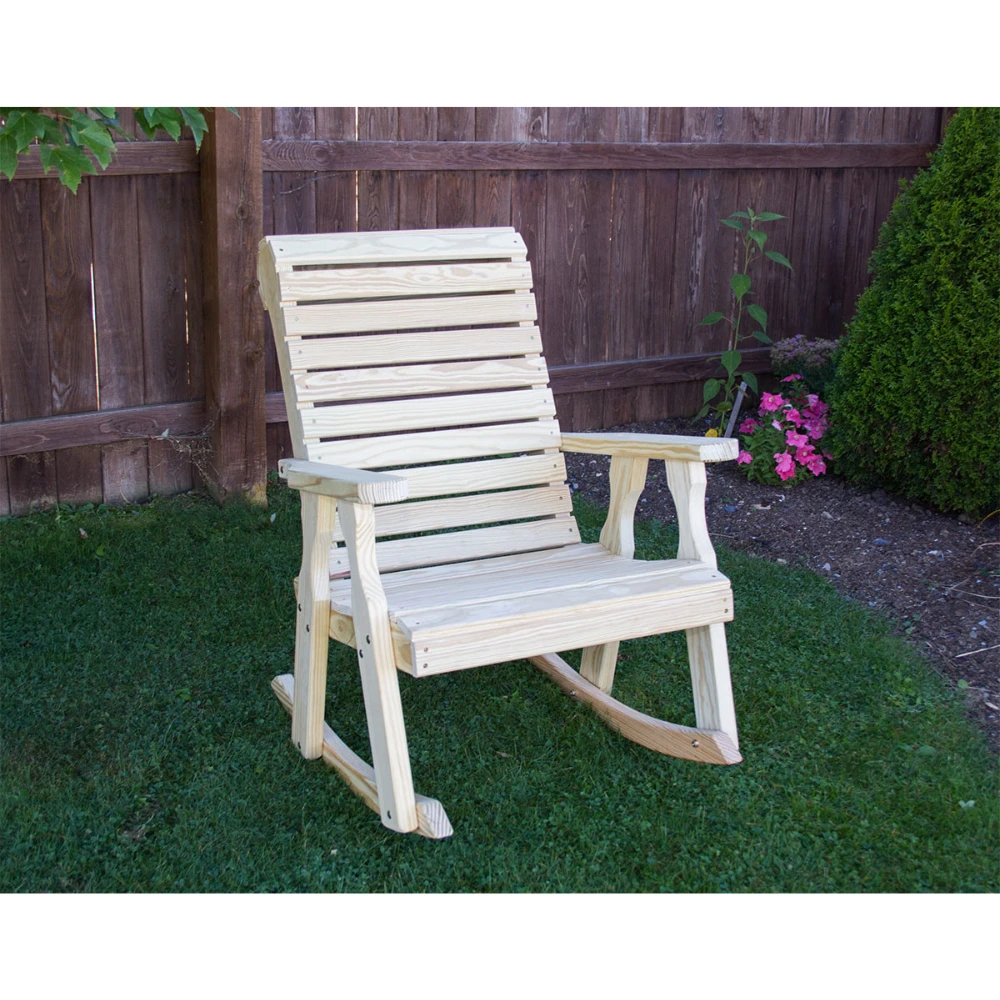 Creekvine Designs Treated Pine Rollback Rocking Chair 3 Creekvine Designs Treated Pine Rollback Rocking Chair