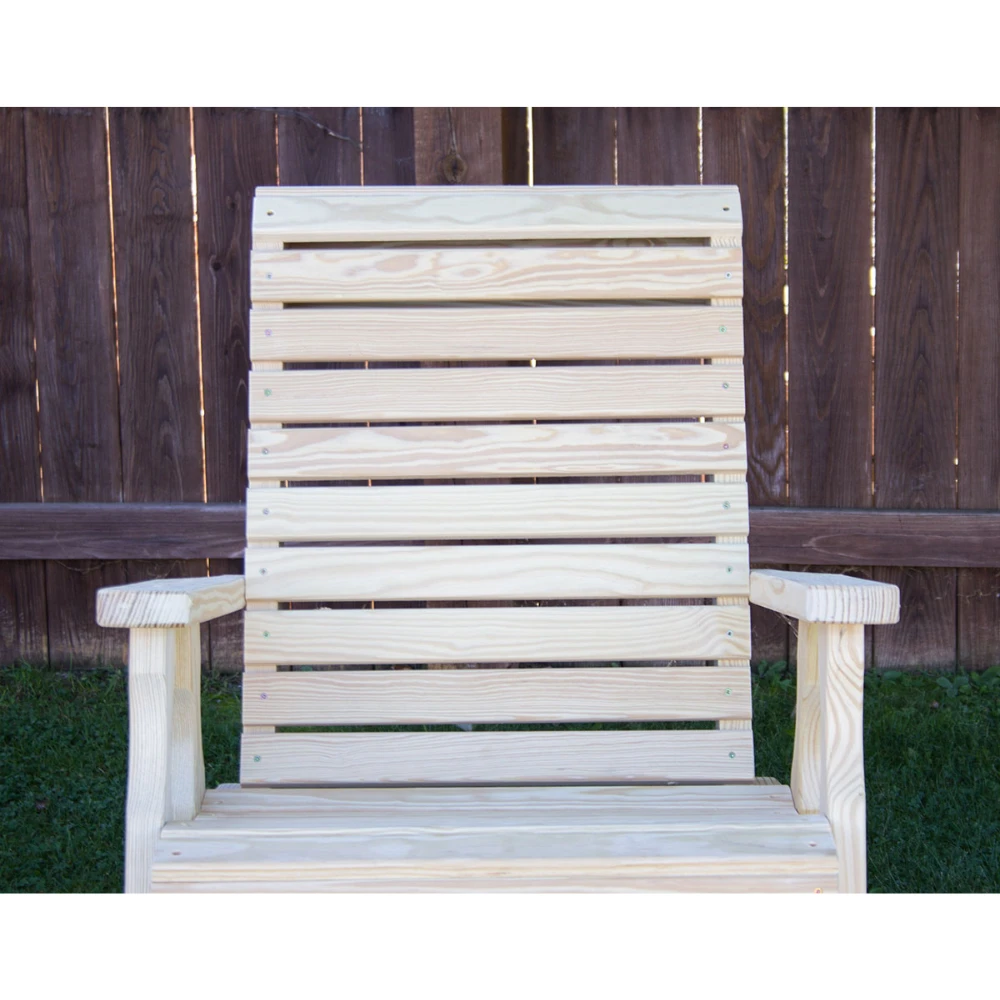 Creekvine Designs Treated Pine Rollback Rocking Chair 6 Creekvine Designs Treated Pine Rollback Rocking Chair - Image 4