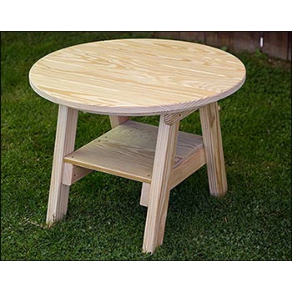 Creekvine Designs Treated Pine Round Table 3 Creekvine Designs Treated Pine Round Table
