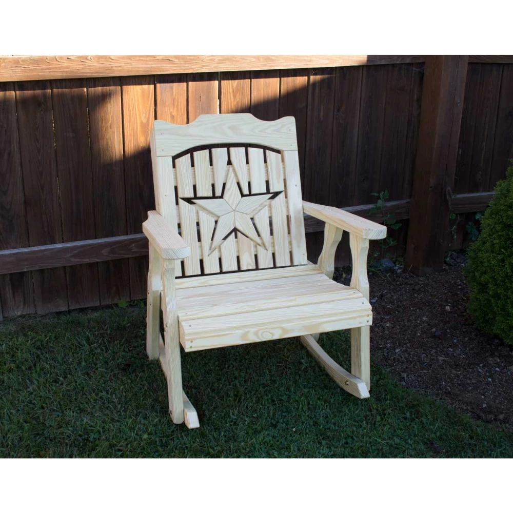 Creekvine Designs Treated Pine Starback Rocker 3 Creekvine Designs Treated Pine Starback Rocker