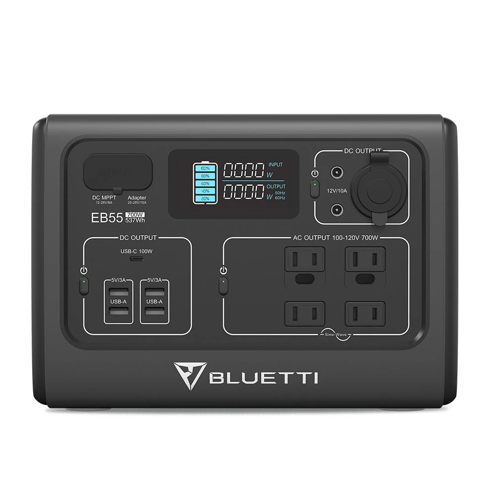 BLUETTI EB55 Portable Power Station 700W/537Wh 7 BLUETTI EB55 Portable Power Station 700W/537Wh - Image 5