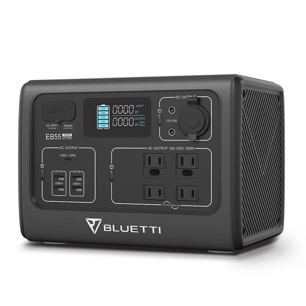BLUETTI EB55 Portable Power Station 700W/537Wh 3 BLUETTI EB55 Portable Power Station 700W/537Wh