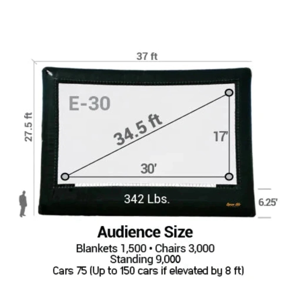 Open Air Cinema Elite Outdoor Movie Screen Kit 6 Open Air Cinema Elite Outdoor Movie Screen Kit - Image 4