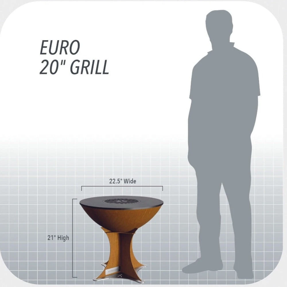 Arteflame Classic 20" Grill - Tall Euro Base 6 Arteflame Classic 20" Grill - Tall Euro Base - Image 4