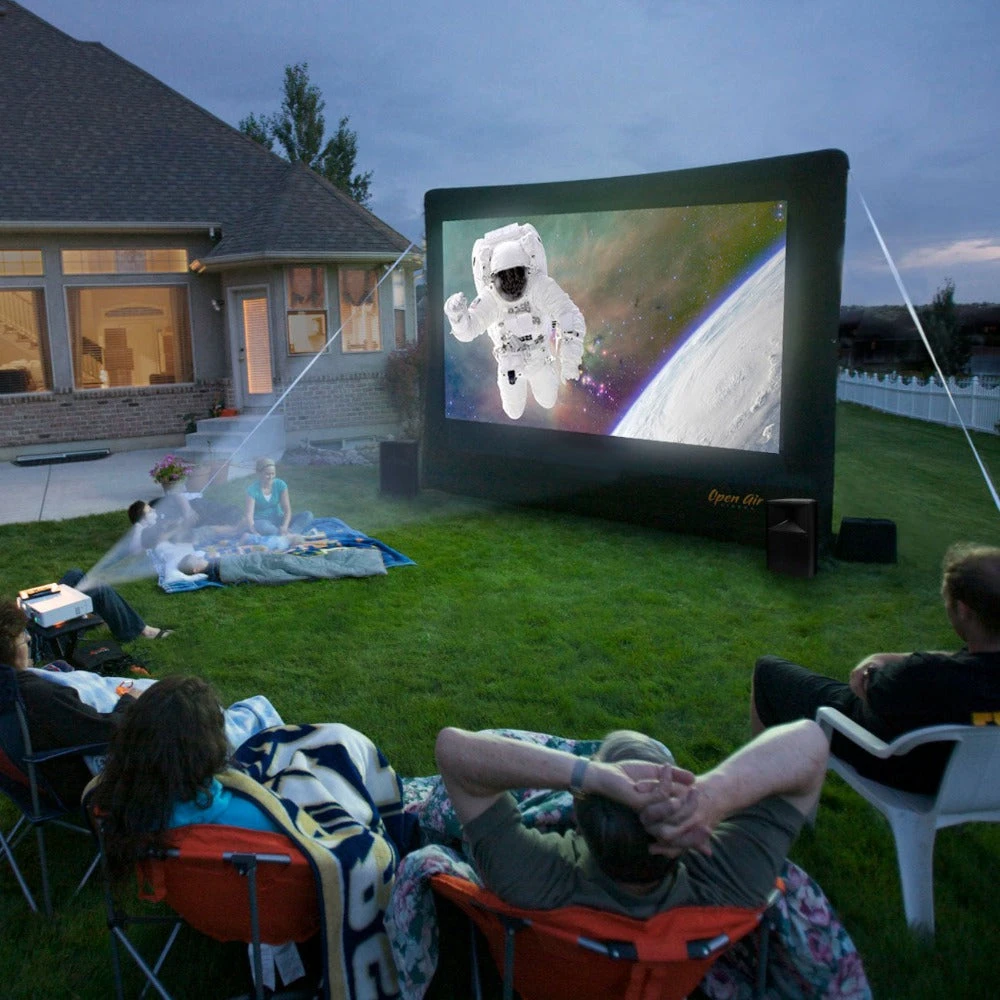 Open Air Cinema Home Outdoor Movie Screen Kit 3 Open Air Cinema Home Outdoor Movie Screen Kit