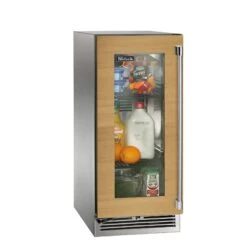 Perlick Signature 15-Inch Outdoor Undercounter Refrigerator (HP15RO-4) 26 Perlick Signature 15-Inch Outdoor Undercounter Refrigerator (HP15RO-4) -Outdoor Kitchen Shop HP15RO 3 4LLightWoodPanel