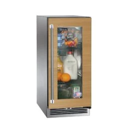 Perlick Signature 15-Inch Outdoor Undercounter Refrigerator (HP15RO-4) 27 Perlick Signature 15-Inch Outdoor Undercounter Refrigerator (HP15RO-4) -Outdoor Kitchen Shop HP15RO 3 4RLightWoodPanel