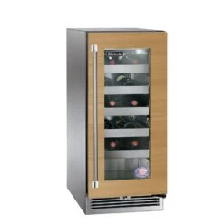 Perlick Signature 15-Inch Outdoor Undercounter Wine Reserve (HP15WO-4) 20 Perlick Signature 15-Inch Outdoor Undercounter Wine Reserve (HP15WO-4) -Outdoor Kitchen Shop HP15WO 3 4RLightWoodPanel