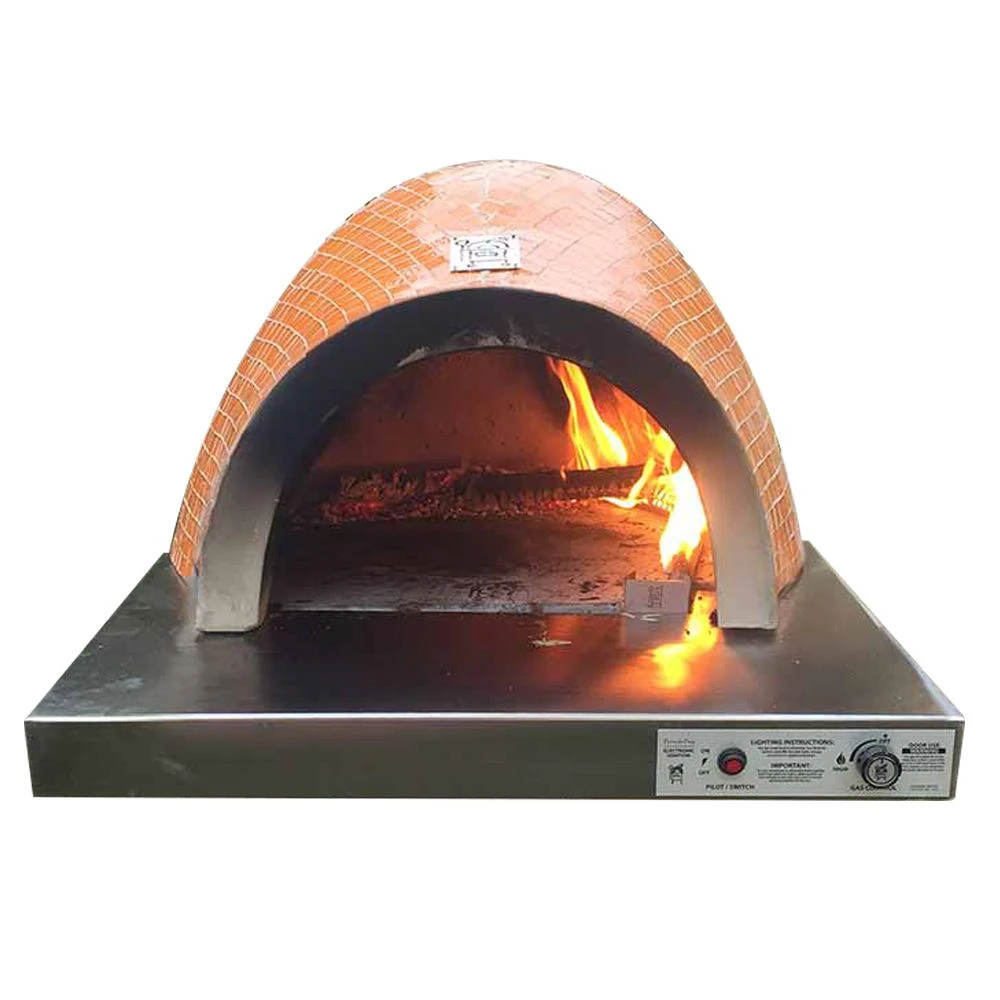 HPC Villa Built-In Hybrid Gas/Wood Fueled Mosaic Tile Pizza Oven 6 HPC Villa Built-In Hybrid Gas/Wood Fueled Mosaic Tile Pizza Oven - Image 4