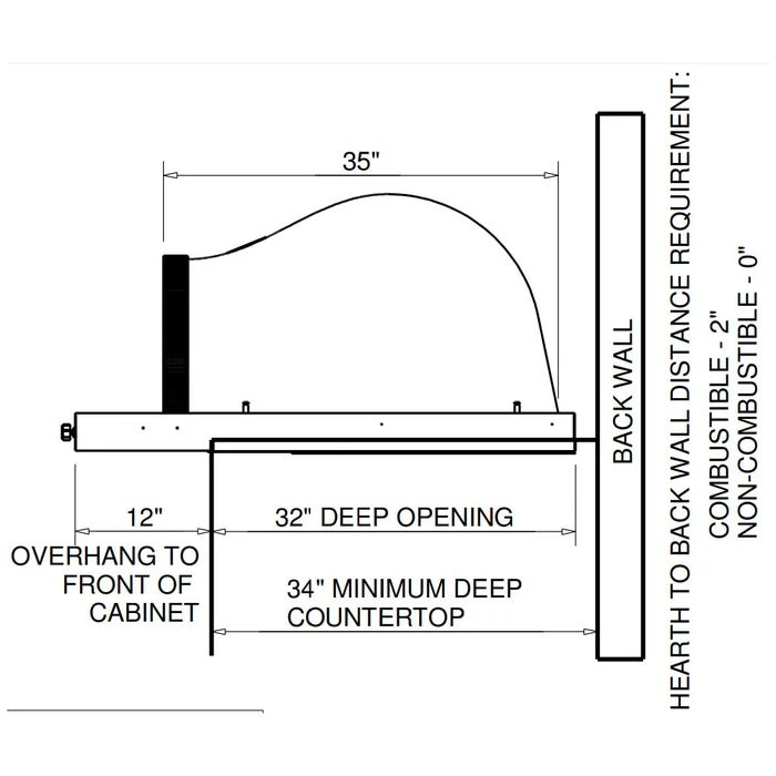 HPC Villa Built-In Hybrid Gas/Wood Fueled Mosaic Tile Pizza Oven 17 HPC Villa Built-In Hybrid Gas/Wood Fueled Mosaic Tile Pizza Oven - Image 15