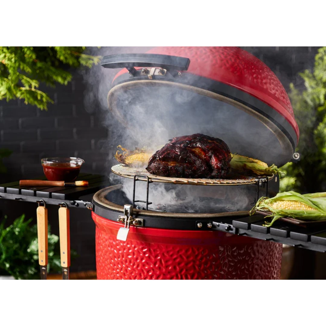 Kamado Joe Classic Joe Red III 18-Inch Grill W/ Cart - KJ15040921 8 Kamado Joe Classic Joe Red III 18-Inch Grill W/ Cart - KJ15040921 - Image 6