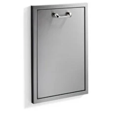 Lynx Professional Trash & Recycle Bin - L20TR 7 Lynx Professional Trash & Recycle Bin - L20TR -Outdoor Kitchen Shop L20TR threequarter