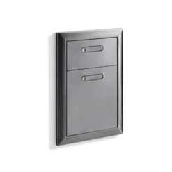 Lynx Ventana Double Drawers - LDW16-4 6 Lynx Ventana Double Drawers - LDW16-4 -Outdoor Kitchen Shop LDW16 4 threequarter