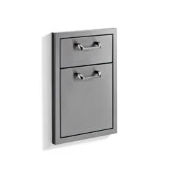 Lynx Professional Classic Double Drawers - LDW16 7 Lynx Professional Classic Double Drawers - LDW16 -Outdoor Kitchen Shop LDW16 threequarter