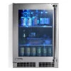 Lynx 24-Inch Outdoor Glass Door Refrigerator - LN24REFGL/R 1 Lynx 24-Inch Outdoor Glass Door Refrigerator - LN24REFGL/R -Outdoor Kitchen Shop LM24REFGL Hero