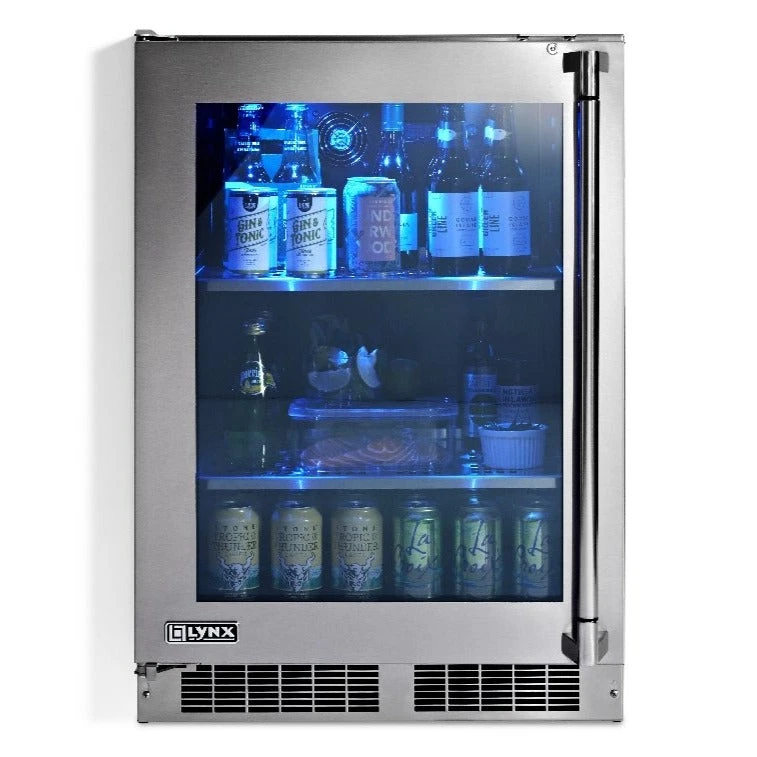 Lynx 24-Inch Outdoor Glass Door Refrigerator - LN24REFGL/R 3 Lynx 24-Inch Outdoor Glass Door Refrigerator - LN24REFGL/R