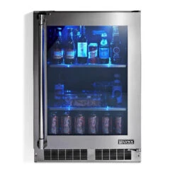 Lynx 24-Inch Outdoor Glass Door Refrigerator - LN24REFGL/R 11 Lynx 24-Inch Outdoor Glass Door Refrigerator - LN24REFGL/R -Outdoor Kitchen Shop LM24REFGR Hero