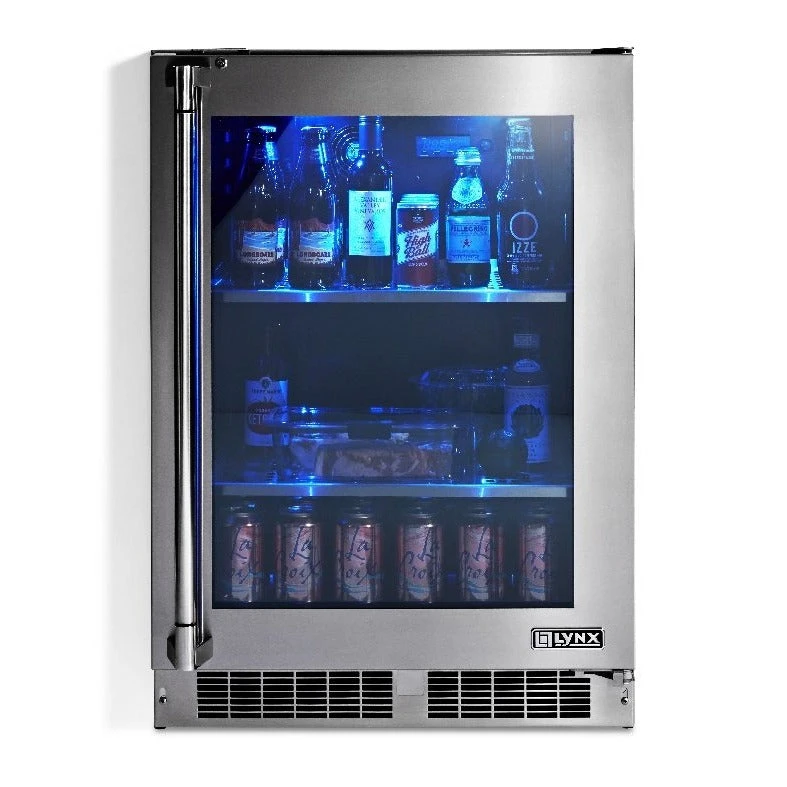 Lynx 24-Inch Outdoor Glass Door Refrigerator - LN24REFGL/R 6 Lynx 24-Inch Outdoor Glass Door Refrigerator - LN24REFGL/R - Image 4
