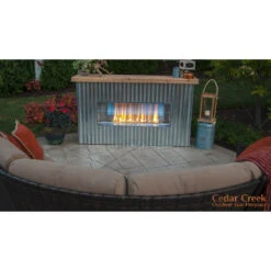 RCS Cedar Creek Outdoor Gas Fireplace (Ready-to-Finish) -Outdoor Kitchen Shop LS15
