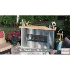 RCS Cedar Creek Outdoor Gas Fireplace (Ready-to-Finish) -Outdoor Kitchen Shop LS6
