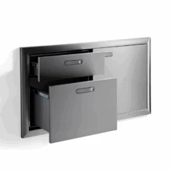 Lynx 42-Inch Ventana Door Drawer Combination - LSA42-4 -Outdoor Kitchen Shop Lynx42 InchVentanaDoorDrawerCombination 2