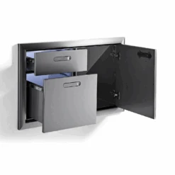 Lynx 42-Inch Ventana Door Drawer Combination - LSA42-4 -Outdoor Kitchen Shop Lynx42 InchVentanaDoorDrawerCombination 4