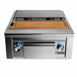 Lynx Double Side Burners With Maple Cutting Board & Drawer - LSB2PC-1-LP/NG