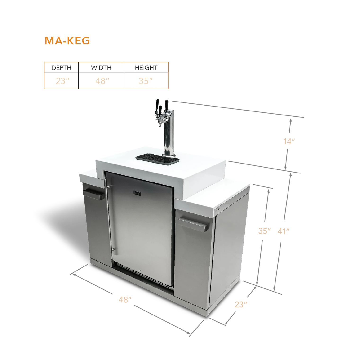 Mont Alpi Kegerator - MA-KEG 4 Mont Alpi Kegerator - MA-KEG - Image 2