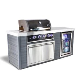 Mont Alpi Artwood 4-Burner Black Stainless Steel BBQ Grill Island - MA400-AWBSS 14 Mont Alpi Artwood 4-Burner Black Stainless Steel BBQ Grill Island - MA400-AWBSS -Outdoor Kitchen Shop MA400 AWBSS view 3 2x 100