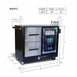 Mont Alpi Mobile Outdoor Prep Center & Pizza Oven Combo - MAPCL + MAPZ-SS 11 Mont Alpi Mobile Outdoor Prep Center & Pizza Oven Combo - MAPCL + MAPZ-SS -Outdoor Kitchen Shop MAPCLdimensions 68cfad5e 4717 4b39 9320 db207b7a9aca